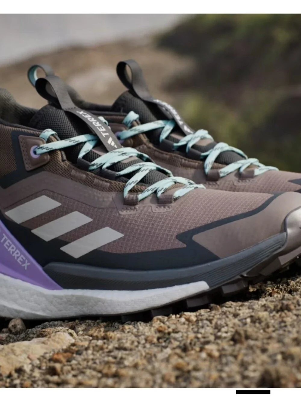 Terrex Free Hiker 2.0 Trace Brown Beige Carbon Gore-Tex Hiking Shoes size‎ 11